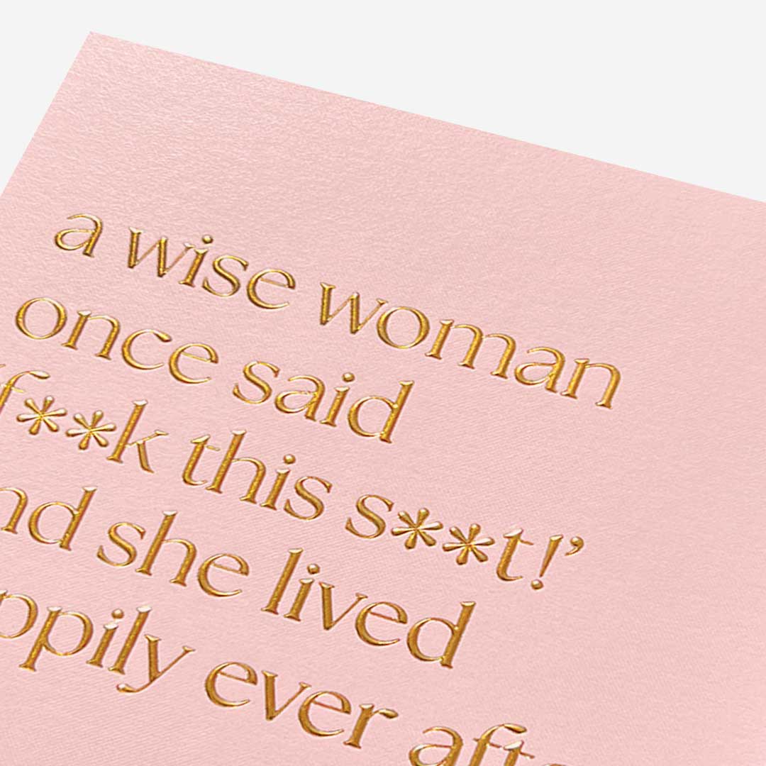 Wise woman