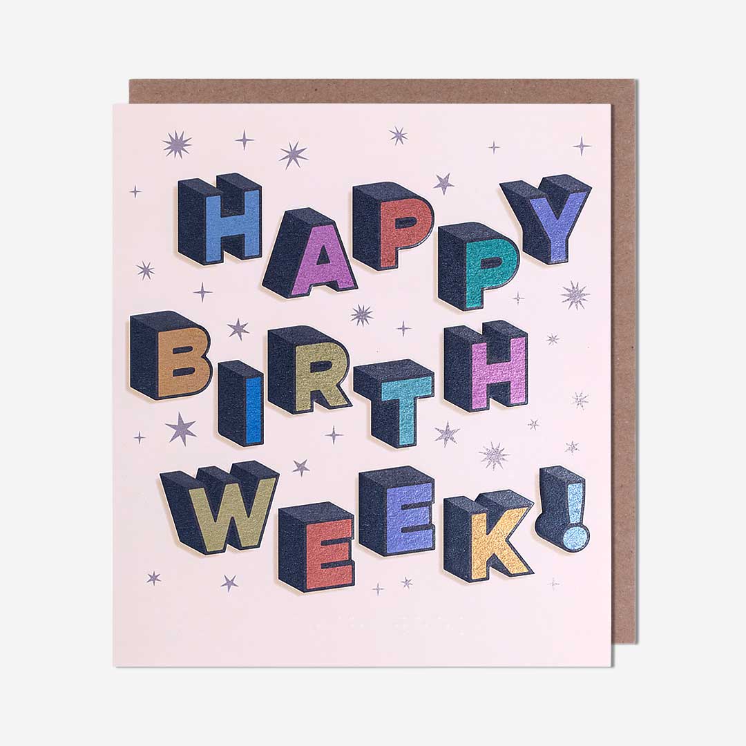 Happy Birth Week Birthday Card