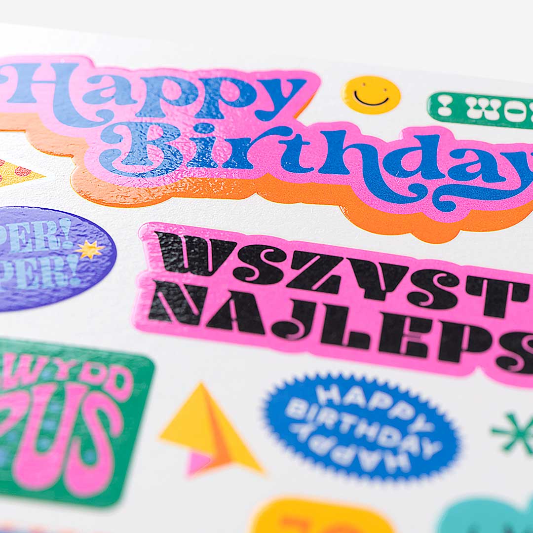 Happy Birthday Languages Card