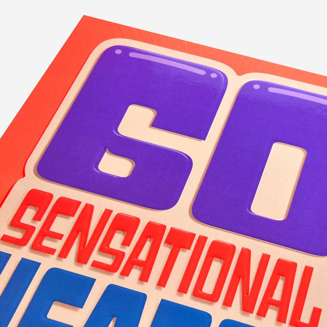 60 Super Duper 60th Birthday Card