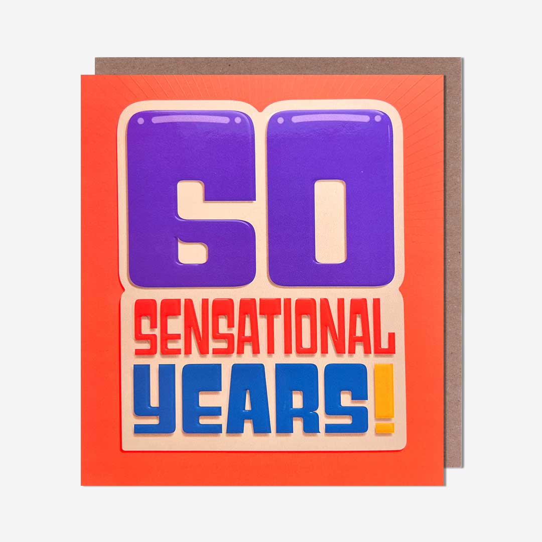 60 Super Duper 60th Birthday Card