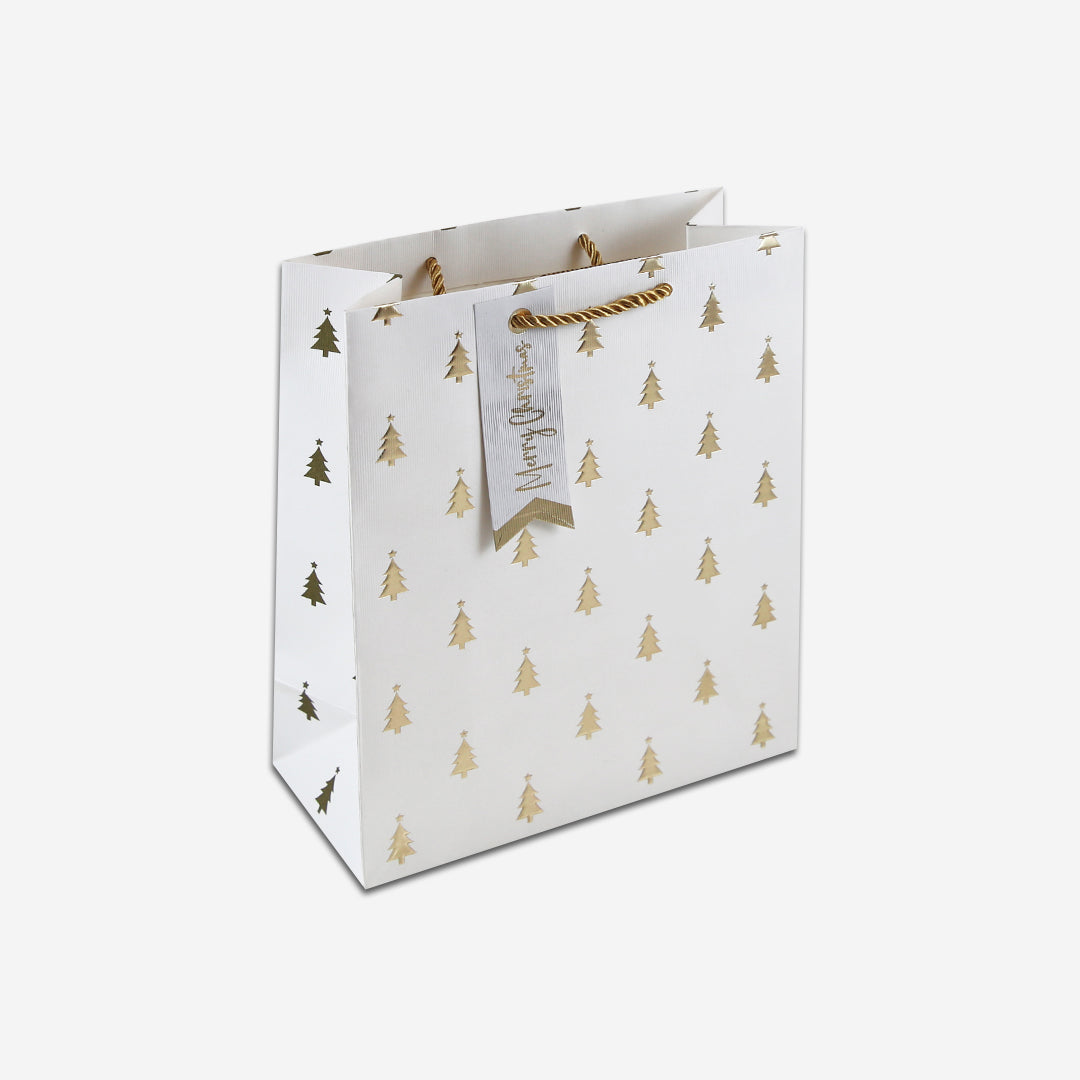 Gold Embossed Tree Medium Gift Bag