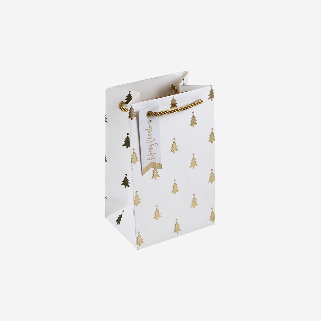 Embossed Gold Tree Perfume Gift Bag