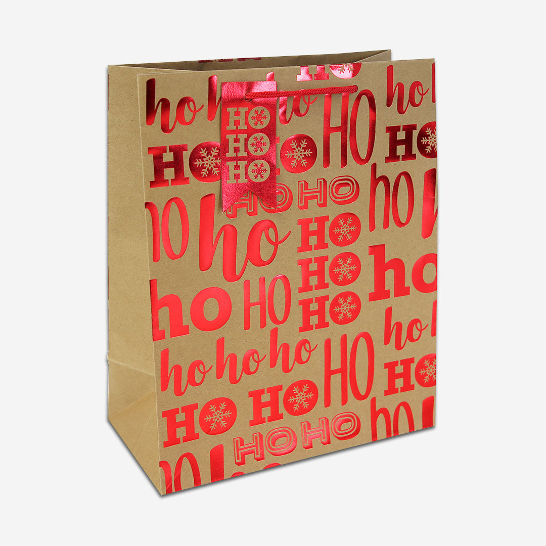 Ho Ho Ho 3 Pack Christmas Gift Bags