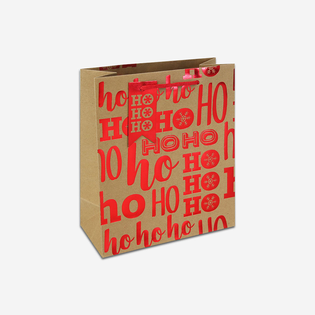 Ho Ho Ho 3 Pack Christmas Gift Bags