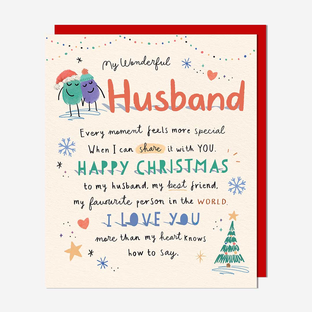 Husband Happy Christmas Card