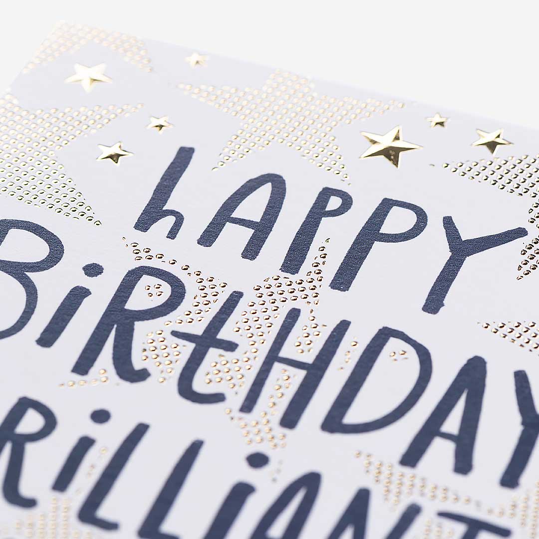 Happy Birthday Brilliant You Card