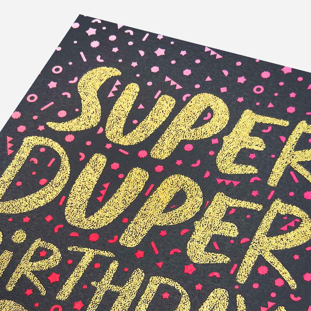 Super duper birthday girl Birthday Card