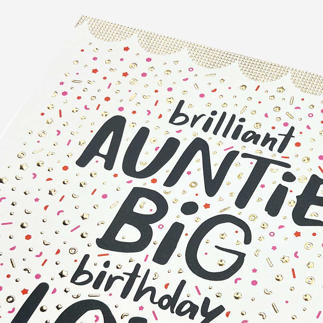Auntie big birthday love Auntie Birthday Card
