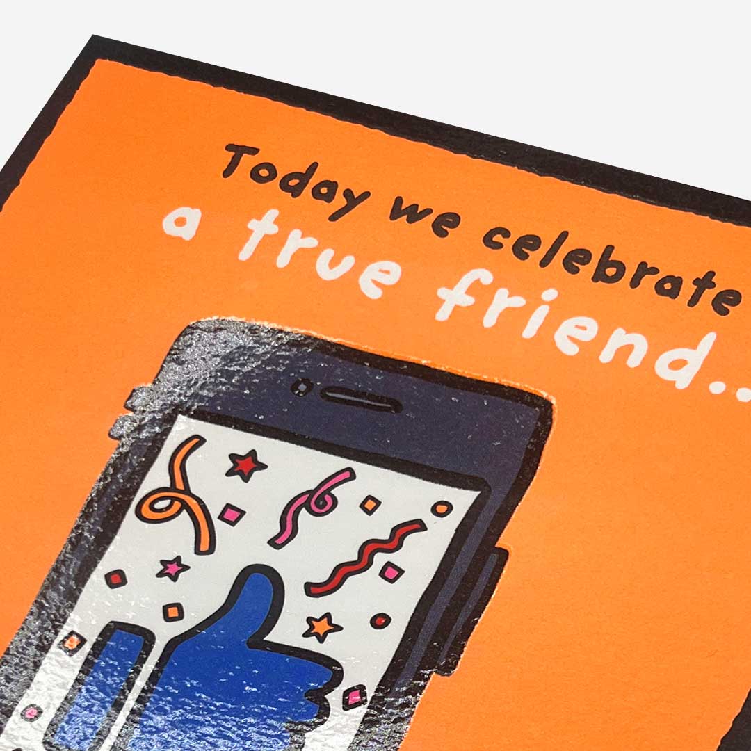 Remember Birthday Without Social Media Assistance! Card