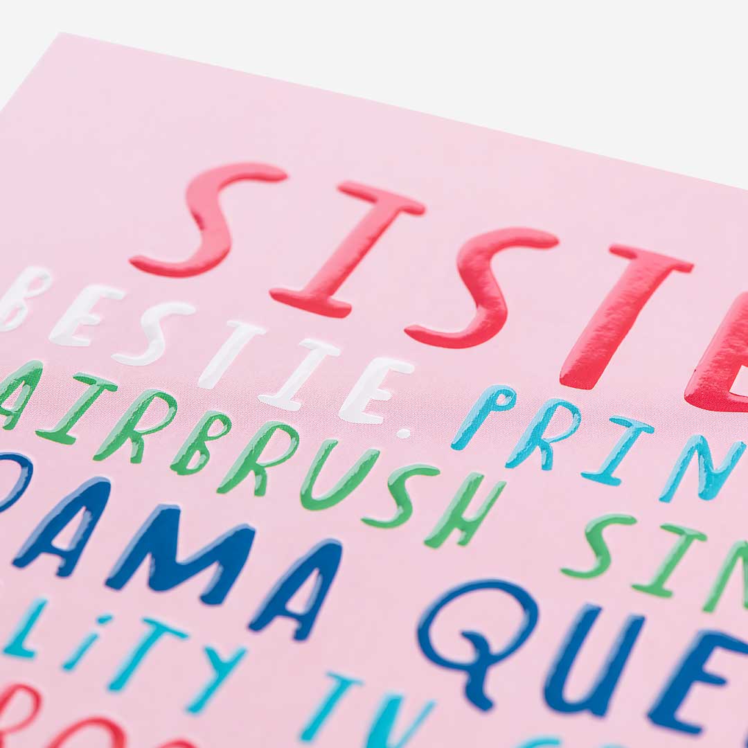 Sister, Bestie, Princess, Etc Birthday Card