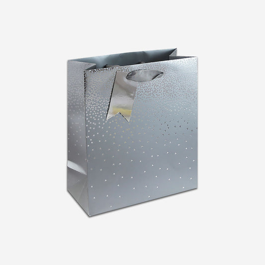 Silver Ombre Medium Gift Bag