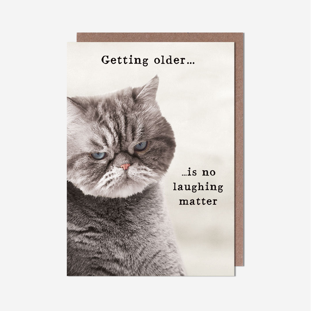 Grumpy Cat Getting Older Birthday Card