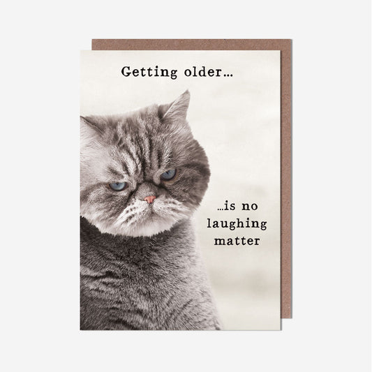 Grumpy Cat Getting Older Birthday Card