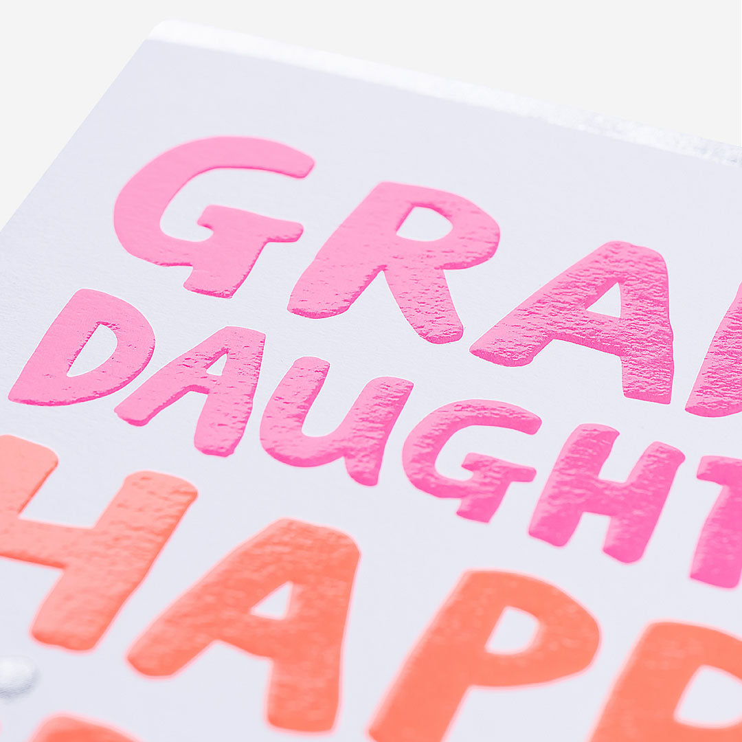 Granddaughter! Happy Birthday Card