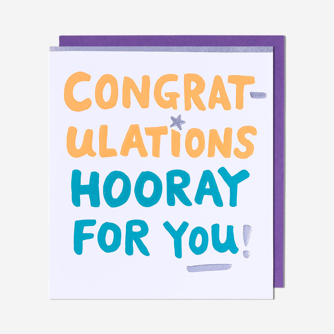 Hooray For You! Congratulations Card