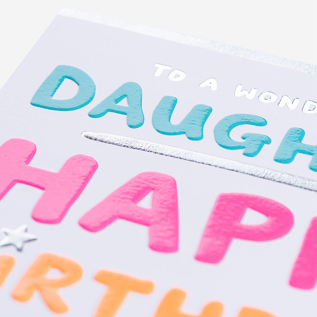 Wonderful Daughter Birthday Card