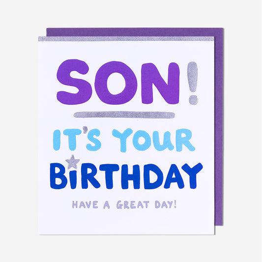 It's Your Birthday! Son Birthday Card