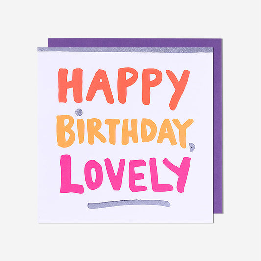 Happy Birthday, Lovely Birthday Card