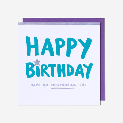 Outstanding Birthday Card