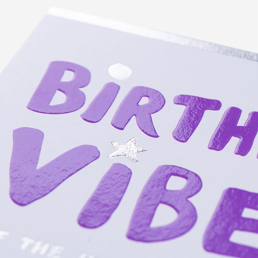 Birthday Vibes Of The Highest Quality Card