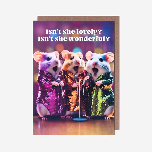 Isn'T She Love, Isn'T She Wonderful? Birthday Card