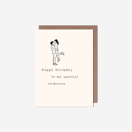 My Someone Special Hug Birthday Card