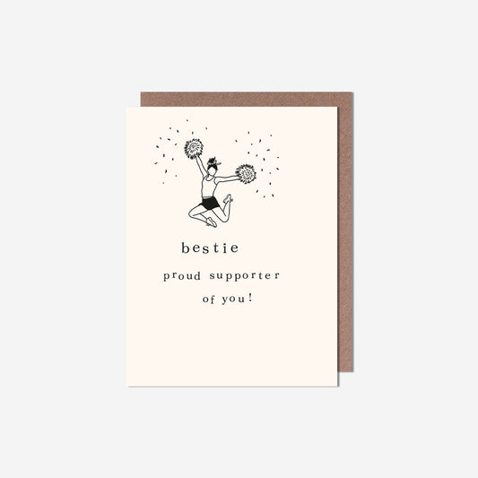 Proud Supporter Pom Poms General Card