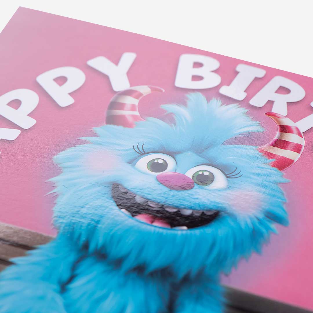 Happy Birthday Monster Birthday Card