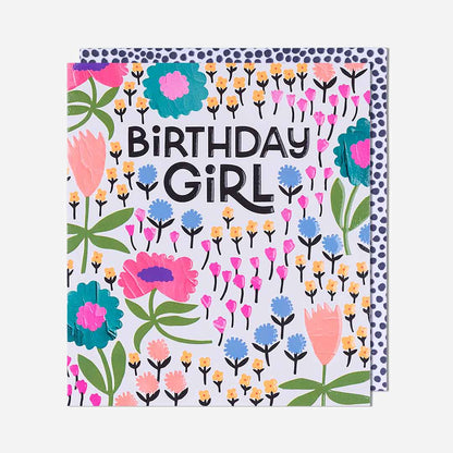 Birthday Girl Ditsy Birthday Card