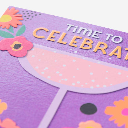 Time To Celebrate Glass General Card