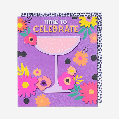 Time To Celebrate Glass General Card