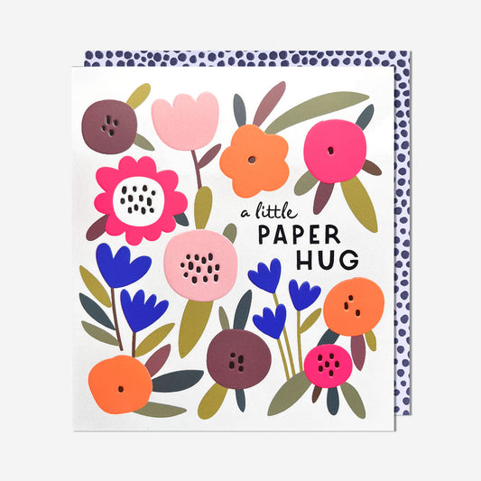 Paper hug floral General Card