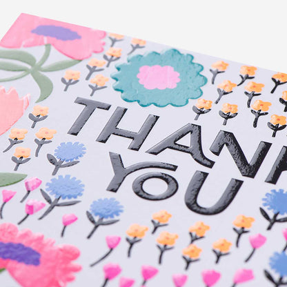 Ditsy Floral Thank You Card