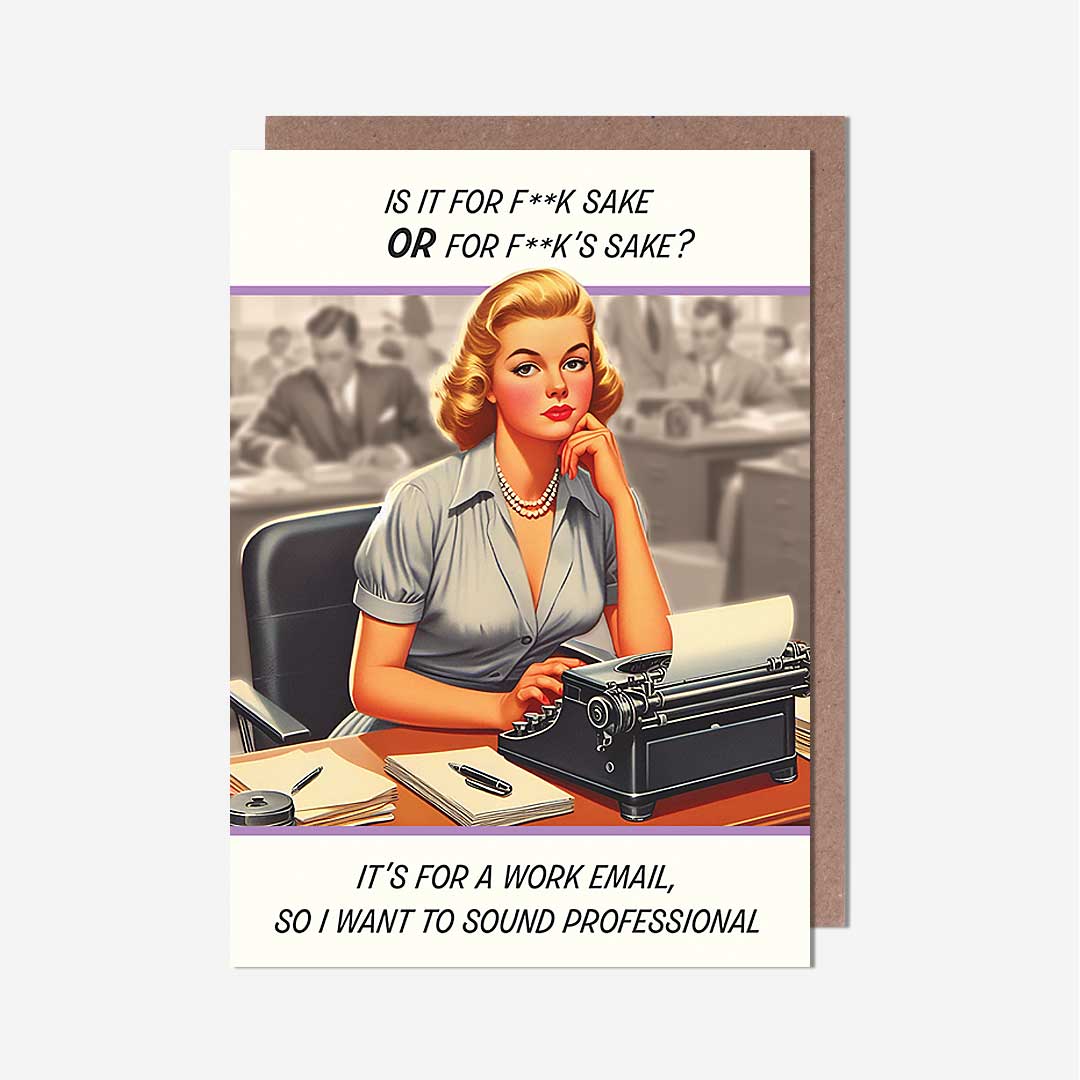 Professional Work Email Birthday Card