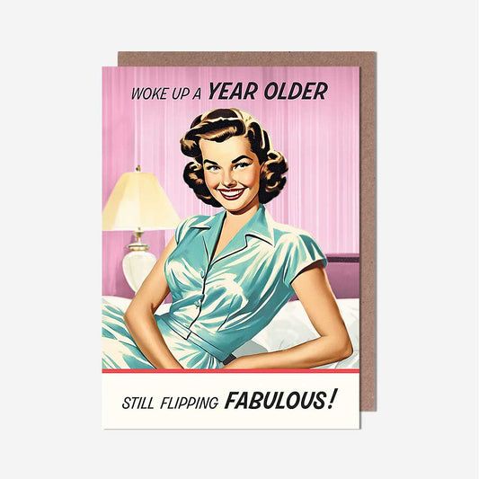 Flipping Fabulous! Birthday Card