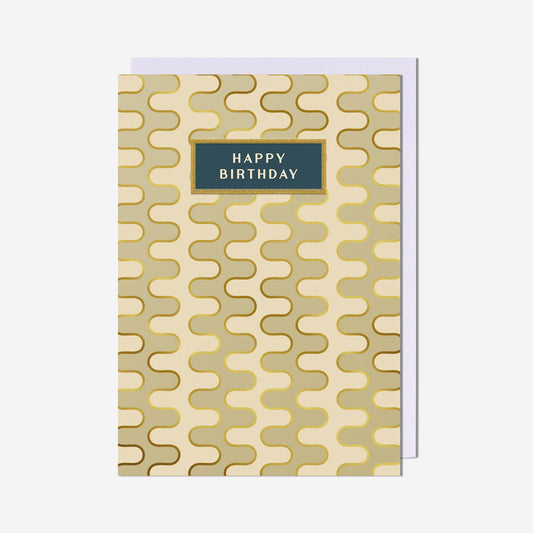 Wave Birthday Card