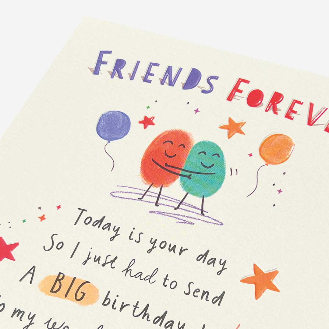 Friends Forever Birthday Card