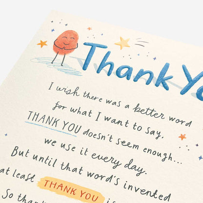 Thank you doesn't seem enough Thank You Card