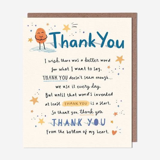 Thank you doesn't seem enough Thank You Card