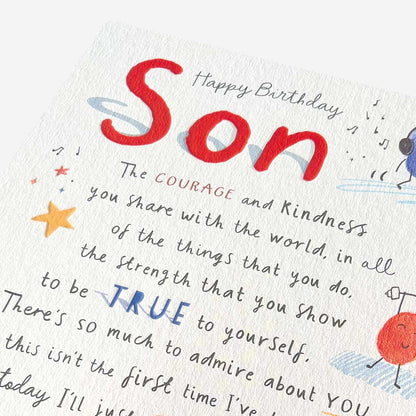 You're Awesome Son Birthday Card