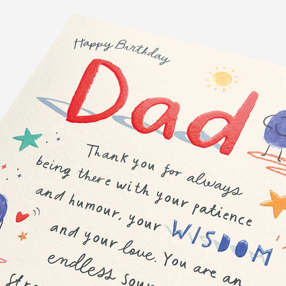 Endless Source Of Strength And Kindness Dad Birthday Card