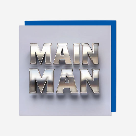 Main Man Birthday Card