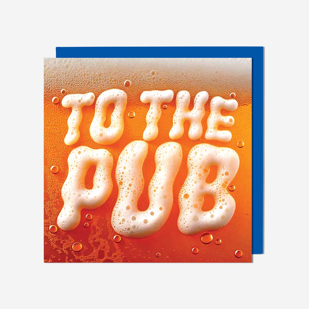 To The Pub Birthday Card