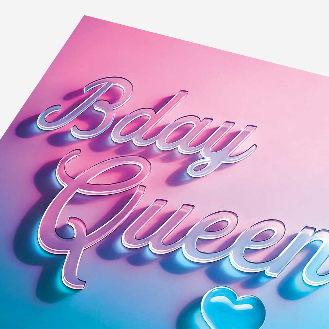 Bday Queen Birthday Card