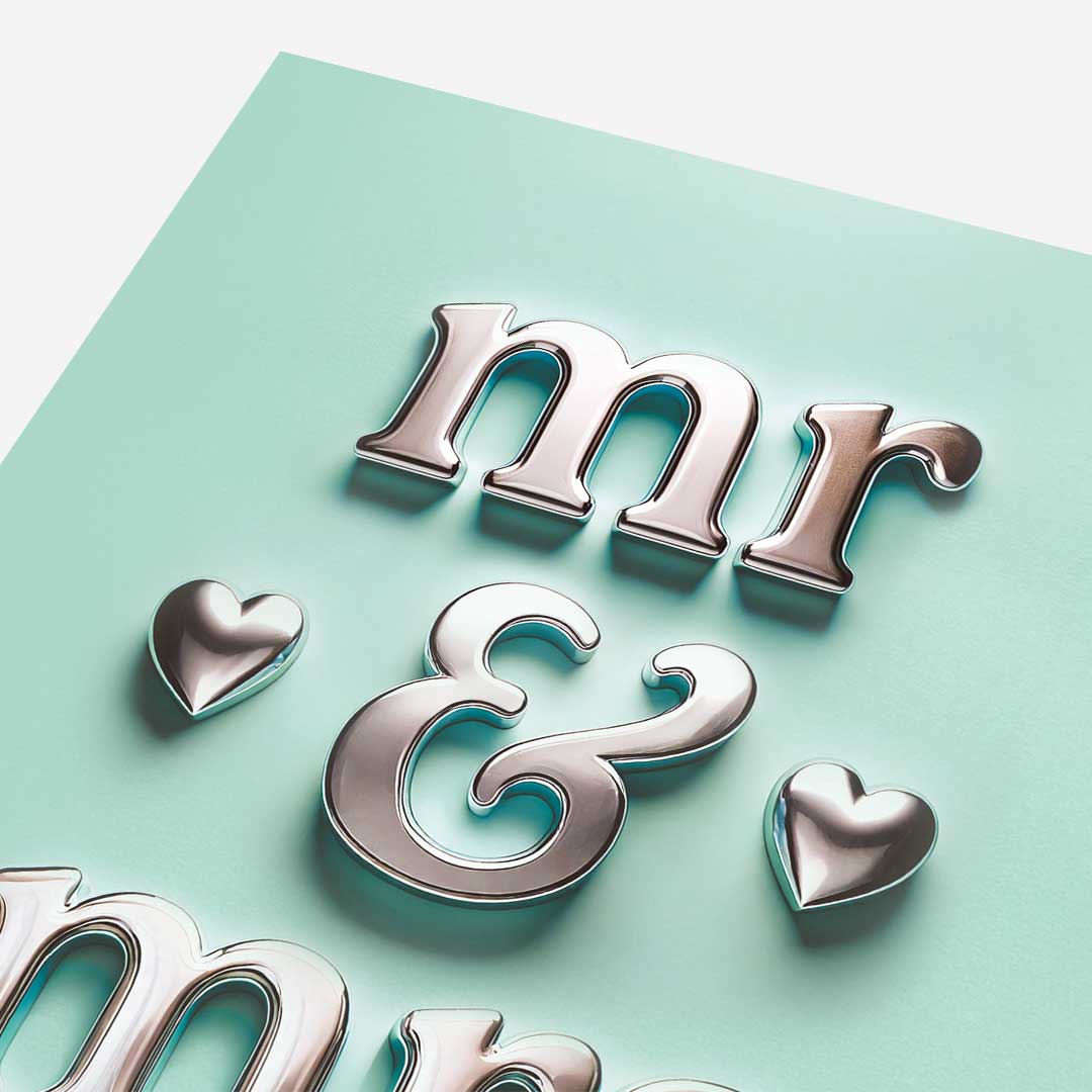 Mr & Mrs silver