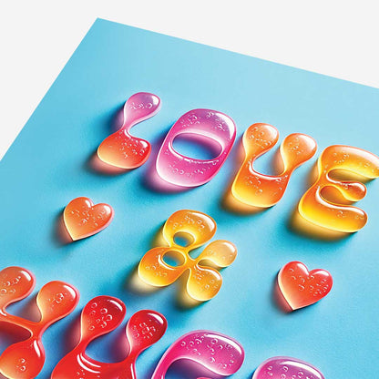 Love & Hugs colourful