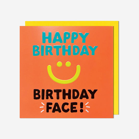 Birthday face smiley