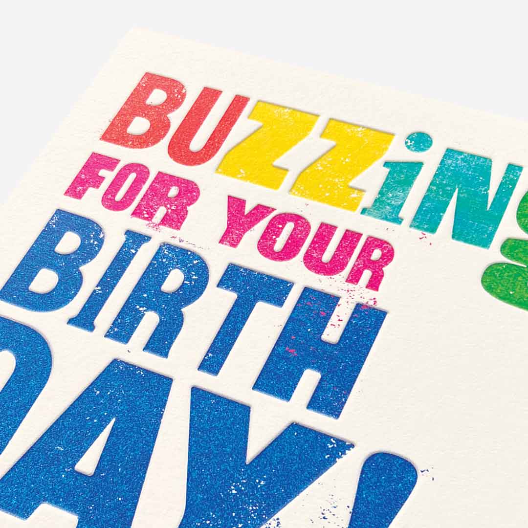 Buzzing for your birthday text