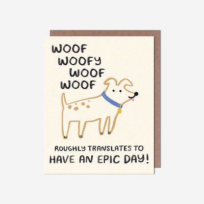 Woof Woof dog